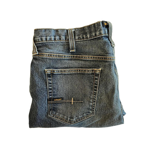 ARIAT REBAR M4 Jeans Mens Tag Sz 36/34 Low Rise DuraStretch Workhorse Boot Cut